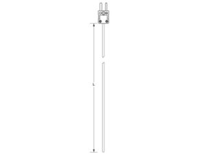 Watlow AC Style Mineral Insulated Mini Plug Thermocouple